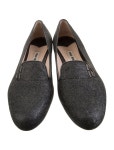 Miu Miu Glitter Loafers - Black Flats, Shoes - MIU253106 | The RealReal