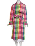 Burberry Plaid Print Coat - Red Coats, Clothing - BUR460004 | The RealReal Plaid Print Coat
