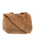 Max Mara Suede Messenger Bag - Brown Crossbody Bags, Handbags - MMA190010 | The RealReal