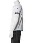 Moncler Crew Neck Short Sleeve Polo Shirt - White Polos, Clothing - MOC185001 | The RealReal