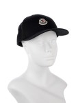 Moncler Canvas Baseball Cap - Black Hats, Accessories - MOC185003 | The RealReal