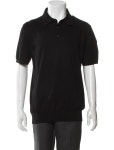 Moncler 2025 Crew Neck Polo Shirt - Black Polos, Clothing - MOC185005 | The RealReal