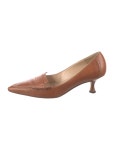 Prada Patent Leather Bow Accents Pumps - Brown Pumps, Shoes - PRA780123 | The RealReal Patent Leather Bow Accents Pumps