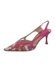 Louis Vuitton Satin Colorblock Pattern Slingback Pumps - Pink Pumps, Shoes - LOU882004 | The RealReal Satin Colorblock Pattern... 