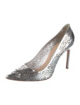 Manolo Blahnik Snakeskin Animal Print Pumps - Blue Pumps, Shoes - MOO316027 | The RealReal Snakeskin Animal Print Pumps
