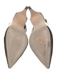 Manolo Blahnik Patent Leather Slingback Pumps - Black Pumps, Shoes - MOO338007 | The RealReal