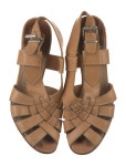 Manolo Blahnik Leather Slingback Pumps - Neutrals Pumps, Shoes - MOO350034 | The RealReal