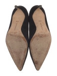 Manolo Blahnik Suede Pumps - Black Pumps, Shoes - MOO350037 | The RealReal