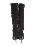 Manolo Blahnik Suede Boots - Black Boots, Shoes - MOO350050 | The RealReal