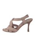 Manolo Blahnik Slingback Sandals - Pink Sandals, Shoes - MOO350055 | The RealReal