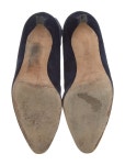 Manolo Blahnik Suede Boots - Blue Boots, Shoes - MOO350058 | The RealReal