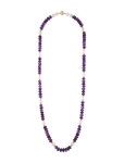 Necklace 14K Pearl & Garnet Bead Strand Necklace - 14K Yellow Gold Bead Strand, Necklaces - NECKL180031 | The RealReal 14K Pearl... 