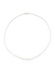 Necklace 14K 18.00ctw Turquoise Link Necklace - Rhodium-Plated 14K White Gold Chain, Necklaces - NECKL210046 | The RealReal 14K... 