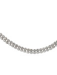 Necklace Platinum 6.58ctw Diamond Double Row Tennis Chain Necklace - Chain, Necklaces - NECKL324002 | The RealReal