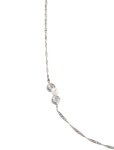Necklace 14K Pearl & Lab-Grown Diamond Station Necklace - Station, Necklaces - NECKL324023 | The RealReal