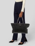 Prada Saffiano Trimmed Tessuto Tote - Black Totes, Handbags - PRA500105 | The RealReal Saffiano Trimmed Tessuto Tote