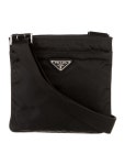 Prada Vela Mini Messenger Bag - Handbags -          PRA500108 | The RealReal Vela Mini Messenger Bag
