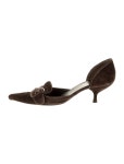 Prada Suede DOrsay Pumps - Brown Pumps, Shoes - PRA547677 | The RealReal Suede DOrsay Pumps