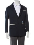 Prada Blazer - Blue Suiting, Clothing - PRA555394 | The RealReal Blazer