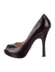 Prada Leather Pumps - Purple Pumps, Shoes - PRA556690 | The RealReal Leather Pumps