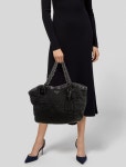 Prada Saffiano Trimmed Tessuto Tote - Black Totes, Handbags - PRA500105 | The RealReal Saffiano Trimmed Tessuto Tote