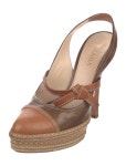 Prada Suede Slingback Pumps - Neutrals Pumps, Shoes - PRA839027 | The RealReal Suede Slingback Pumps