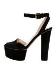 Prada Suede Sandals - Black Sandals, Shoes - PRA887001 | The RealReal Suede Sandals