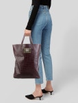 Vince Embossed Leather Tote - Black Totes, Handbags - WVN230000 | The RealReal Embossed Leather Tote