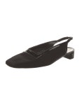 Manolo Blahnik Wood Buckle Leather Mules - Black Flats, Shoes - MOO324001 | The RealReal Wood Buckle Leather Mules