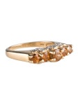 Ring 14K Zircon & Diamond Cocktail - 14K Yellow Gold Cocktail Ring, Rings - RRING150055 | The RealReal 14K Zircon & Diamond Cocktail