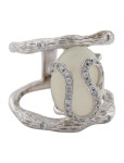 Christian Dior Crystal Cocktail Reversible Ring - Gold-Plated Cocktail Ring, Rings - CHR317011 | The RealReal Crystal Cocktail... 