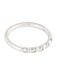Ring 14K Diamond Half Eternity Band - 14K White Gold Band, Rings - RRING230014 | The RealReal 14K Diamond Half Eternity Band