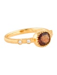 Ring 14K Ruby & Diamond Cocktail Ring - 14K Yellow Gold Cocktail Ring, Rings - RRING228413 | The RealReal 14K Ruby & Diamond... 