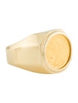 Fendi Baguette Ring - Brass Signet Ring, Rings - FEN325003 | The RealReal Baguette Ring