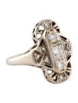 Chanel Quartz and Crystal CC Ring - Ruthenium-Plated Cocktail Ring, Rings - CHA700289 | The RealReal Quartz and Crystal CC Ring