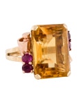Chanel Quartz and Crystal CC Ring - Ruthenium-Plated Cocktail Ring, Rings - CHA700289 | The RealReal Quartz and Crystal CC Ring