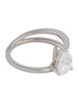 Ring 14K Sapphire & Diamond Cocktail Ring - Rhodium-Plated 14K White Gold Cocktail Ring, Rings - RRING300051 | The RealReal 14K... 