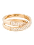 Hermès Collier de Chien Ring - Sterling Silver Band, Rings - HER370075 | The RealReal Collier de Chien Ring