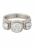 Ring 18K 3.90ctw Diamond Wedding Ring Set - Engagement Ring, Rings - RRING314014 | The RealReal