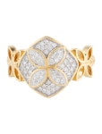 John Hardy 18K Diamond Kawung Ring - Cocktail Ring, Rings - RRING370024 | The RealReal