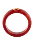 Ring 18K Dyed Jadeite & Ruby Band - Band, Rings - RRING370069 | The RealReal