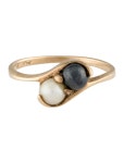 Ring 10K Pearl & Hematite Ring - Cocktail Ring, Rings - RRING370086 | The RealReal