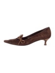 Salvatore Ferragamo Calf Leather Printed Pumps - Brown Pumps, Shoes - SAL180030 | The RealReal Calf Leather Printed Pumps