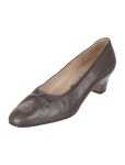 Salvatore Ferragamo Leather Printed Pumps - Brown Pumps, Shoes - SAL370077 | The RealReal Leather Printed Pumps
