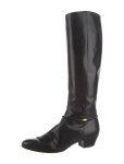Tory Burch Leather Boots - Black Boots, Shoes - WTO700148 | The RealReal Leather Boots