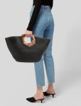 Salvatore Ferragamo Leather Handle Bag - Black Handle Bags, Handbags - SAL350041 | The RealReal Leather Handle Bag