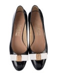 Salvatore Ferragamo Patent Leather Flats - Black Flats, Shoes - SAL450021 | The RealReal