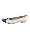 Salvatore Ferragamo Vara Bow Accent Leather Flats - Black Flats, Shoes - SAL460002 | The RealReal