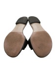 Salvatore Ferragamo Patent Leather Slides - Black Sandals, Shoes - SAL470002 | The RealReal