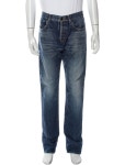 Saint Laurent D18 Straight-Leg Jeans - Blue, 10 Rise Jeans, Clothing - SNT141641 | The RealReal D18 Straight-Leg Jeans